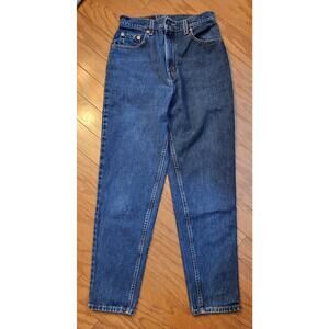 Levi 551 Womens 8 (28x30) Relaxed Tapered Leg Blue Jeans Vintage USA Made